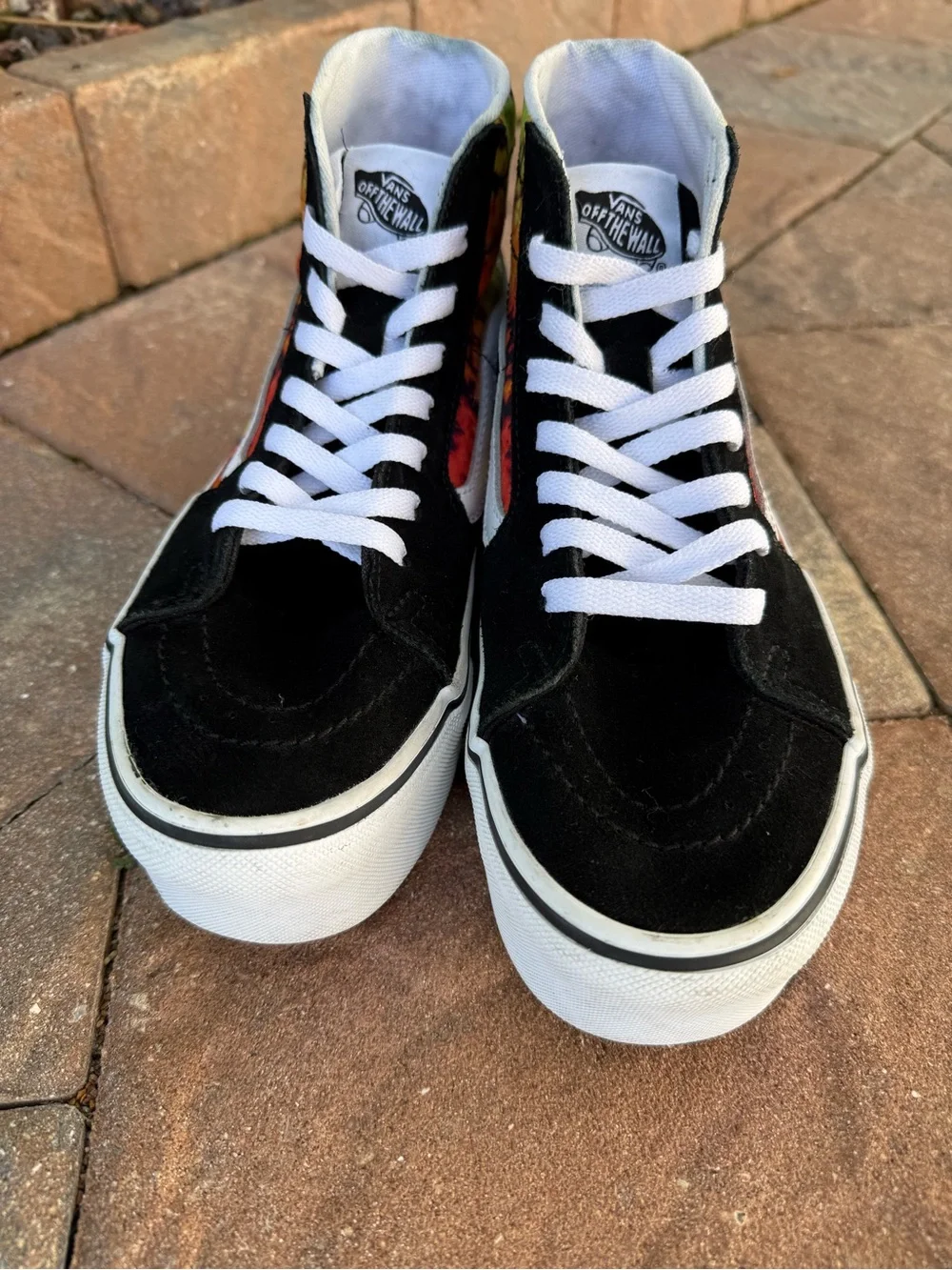 Vans Sk8-Hi Tapered Stackform Paradoxical Tie Dye Platform Shoes Men 6 Women 7.5